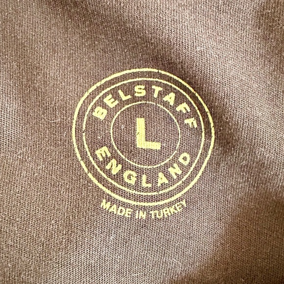 Belstaff England Men’s Coteland Logo Crew Tee in black in 100% cotton - Picture 6 of 10